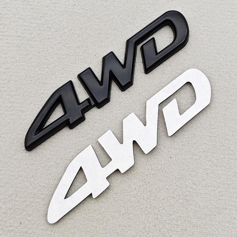 3D Metal Car Sticker Logo 4WD V6 V8 LIMITED Fender Side Badge Rear Trunk Emblem For Toyota LC150 LC200 4Runner Tundra Accessorie
