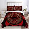 3D Skull Printing Duvet Cover Set Twin Size Microfiber Bedding Set Fashion High Ranking Cool Bedroom Decor