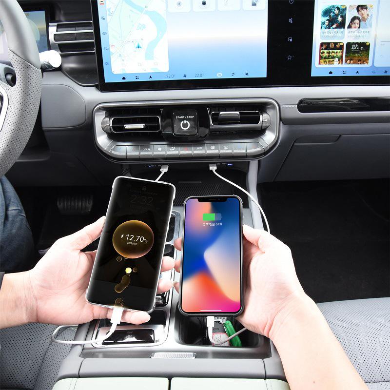 Пекинский BJ40 Док-станция для зарядки USB центральной консоли с функцией умной быстрой зарядки