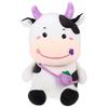 NOLITOY Cow Plush Toy, Cute and Fun Fluffy Animal Stuffed Animal Body Pillow, Birthday Gift, Figurine, Room Decor, Approx. 13.5 Inches