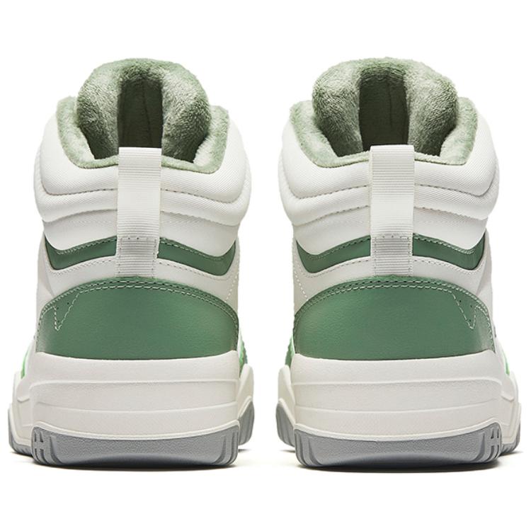 Anta Full Score Удобные универсальные износостойкие дышащие амортизирующие высокие кроссовки женские кроссовки белые зеленые 122448972-2