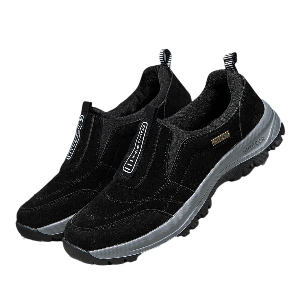 Модная обувь для отдыха на природе, мужские кроссовки, весенние повседневные мужские туфли, дышащая замшевая кожаная обувь, противоскользящая обувь для ходьбы, горячая распродажа обуви