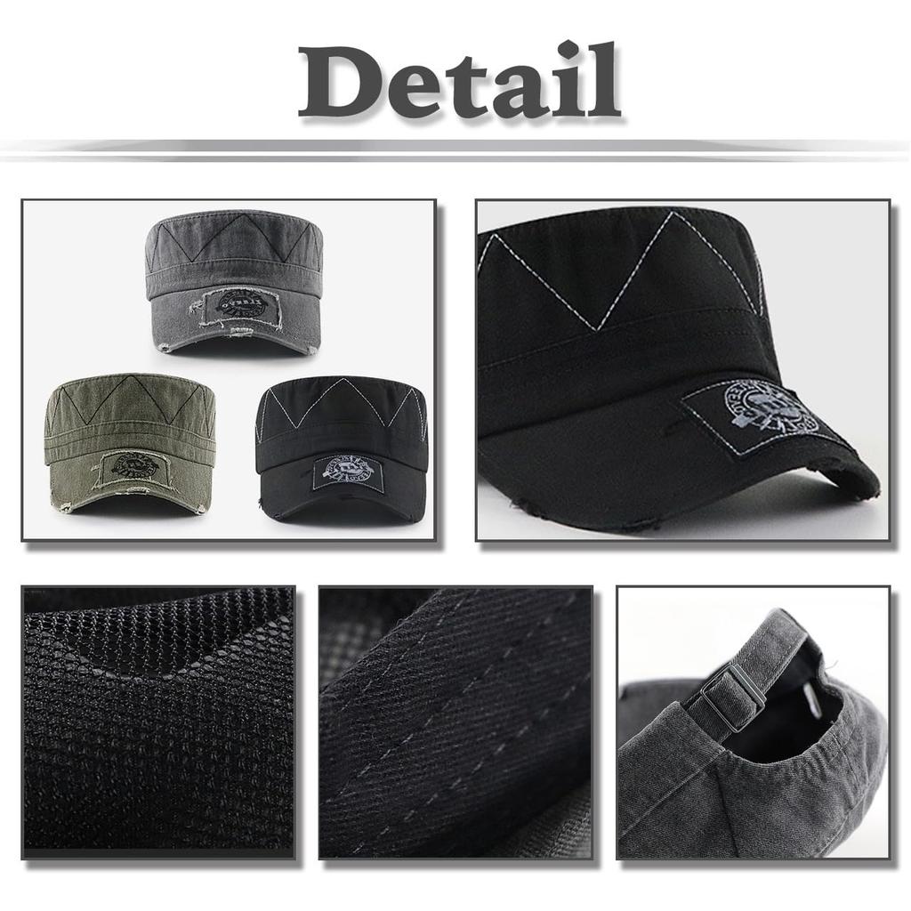 Military marine distressed CZ588 [White Fang] hat, cap, finish, stylish, airsoft, men's, women's, (beige)