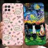 Чехол для телефона Samsung Galaxy M22 Samsung M22 F22 SM-M225F E225F Милый Мультяшный Кот Конфетный Цвет Мягкий Силикон Задняя Крышка Телефона