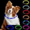 Led Usb Dog Collar Dog Loss Prevention Night Luminous Charge Collar Night Safety Flashing Glow Collar Pet Accessories