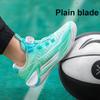 Баскетбольные кроссовки Li Ning Kids с логотипом и буквами, нескользящие, износостойкие, с низким верхом, детские баскетбольные кроссовки прозрачно-водно-зеленого цвета YKBU075-5