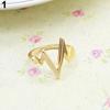 Unisex Fashion Zigzag Arrow Shape Band Alloy Knuckle Finger Ring Jewelry Gift