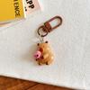 1 шт. мультяшный капибала брелок креативный капибара телефон кулон наушники чехол подвески сумка декор автомобильный брелок аксессуары