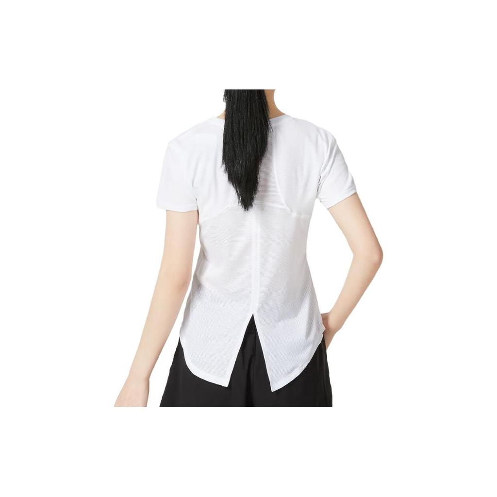 Under Armour Solid Crew Neck Short Sleeve T-Shirt Women Tops White 1373399-100