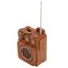 Ретро Bluetooth-динамик Радио Wood Grain HiFi Lossless Sound Поддержка U Disk Memory Card Bluetooth