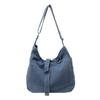 Large Capacity Women's Denim Shoulder Bags High Quality Sewing Thread Crossbody Bag