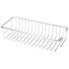 Stainless Steel Wall Mounted Shampoo Conditioner Holder Storage Basket Shelf Organizer Bathroom KitchenStainless Steel
