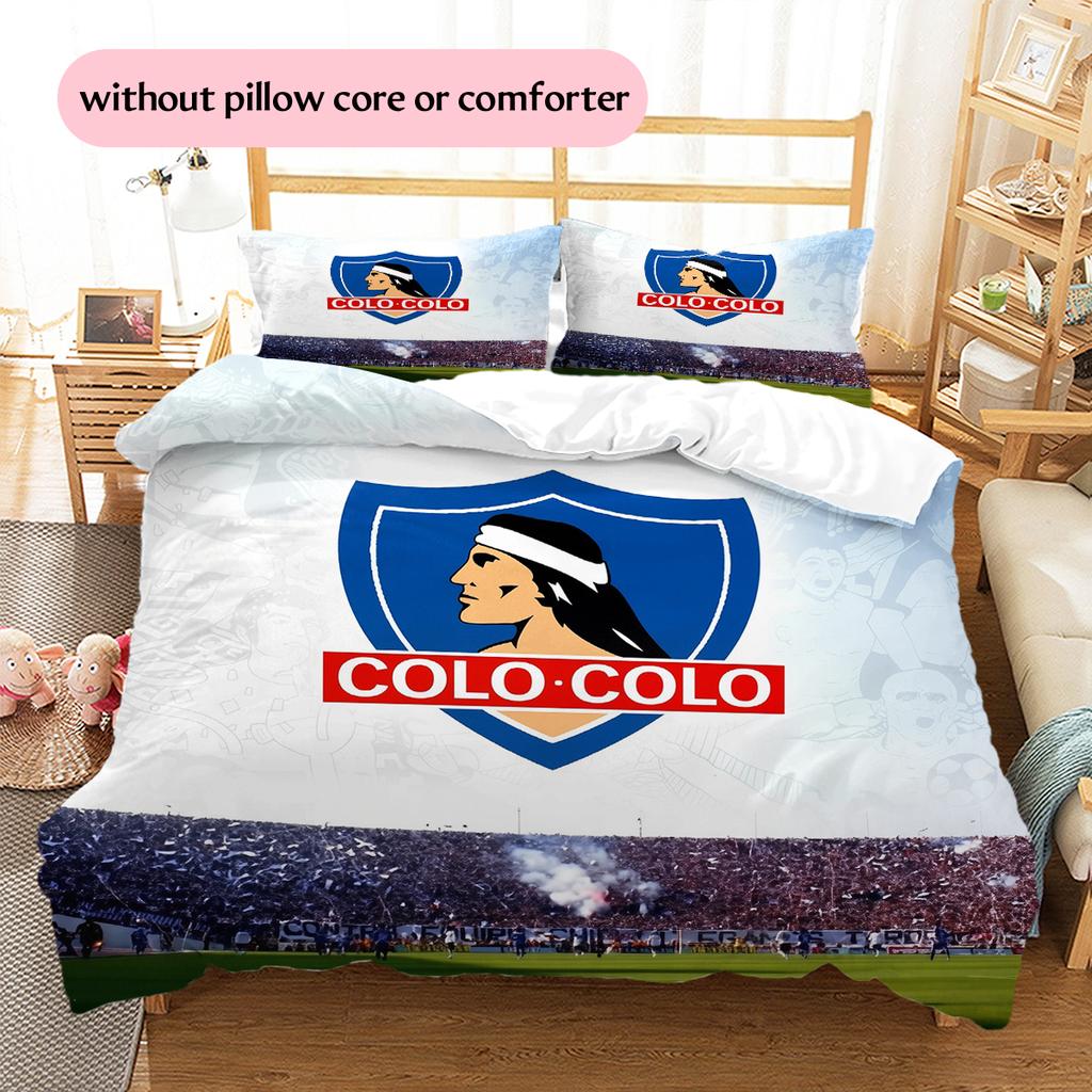 Colo Pattern Bedding Home Decoration Birthday Gift (1 * duvet cover + 2 * pillowcase, without core)