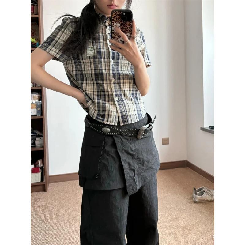 Women Black Gothic Baggy Pants Vintage Y2k Streetwear Oversize Pants Harajuku 90s Aesthetic Wide Leg Emo Trousers 2000s Clothes
