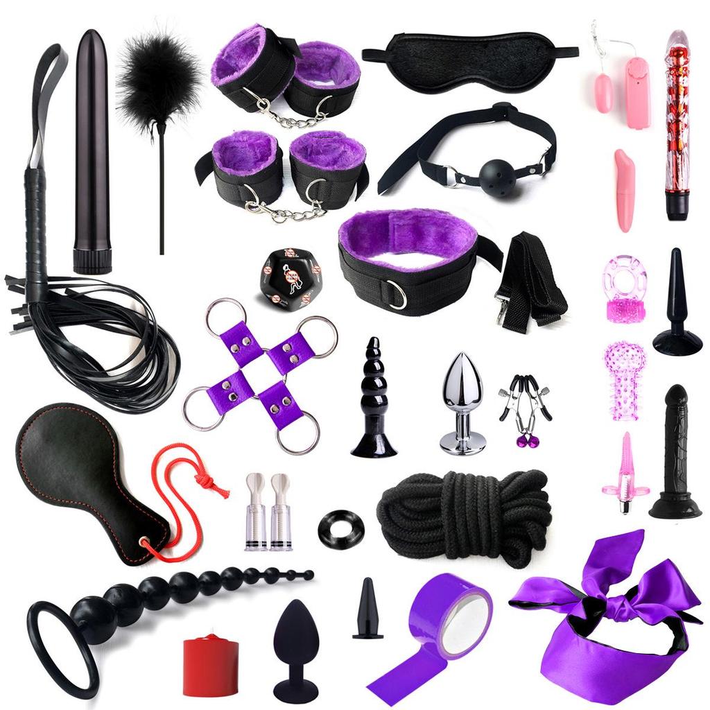 BDSM Accessory Set: Cross-Border Adult Collection with Anal Plug and Sex Toys