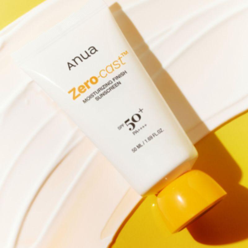Anua Zero-Cast Moisturizing Finish Sunscreen SPF 50+ PA++++ 50ml 1pcs