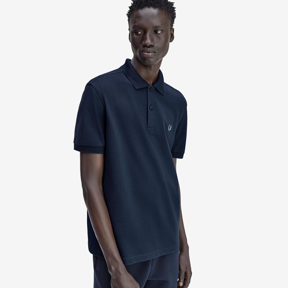 Fred Perry [M6000] Однотонная рубашка Fred Perry - Темный Военно-воздушный/Лавровый Afpm2536000-Z65