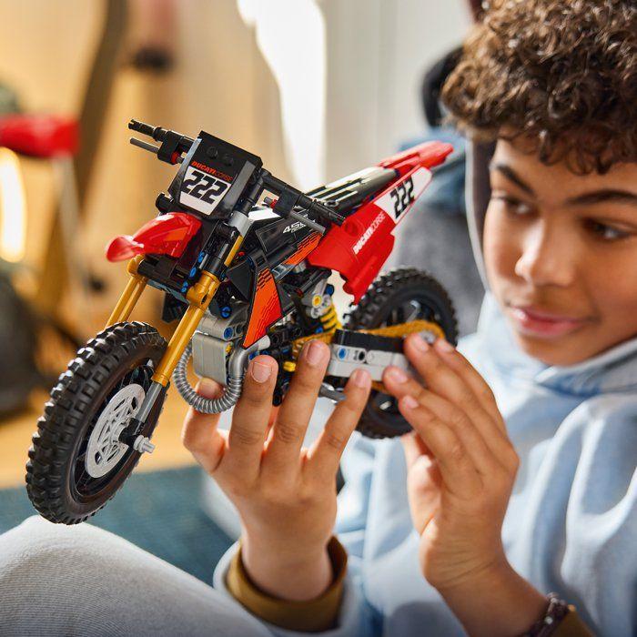 LEGO Moto Technic à construire - 42238 - Ducati Desmo450 MX Factory, moto de motocross officielle - Dès 10 ans