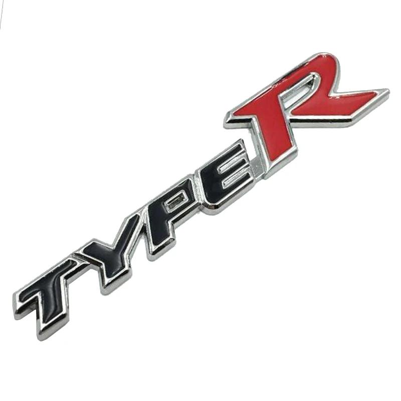 AAALY1 Авто Стайлинг 3D Металлический Сплав Тип R Typer Наклейка Для Honda City CR-V XR-V HR-V Accord FIT Jazz Stream Crider Greiz CIVIC Spirior