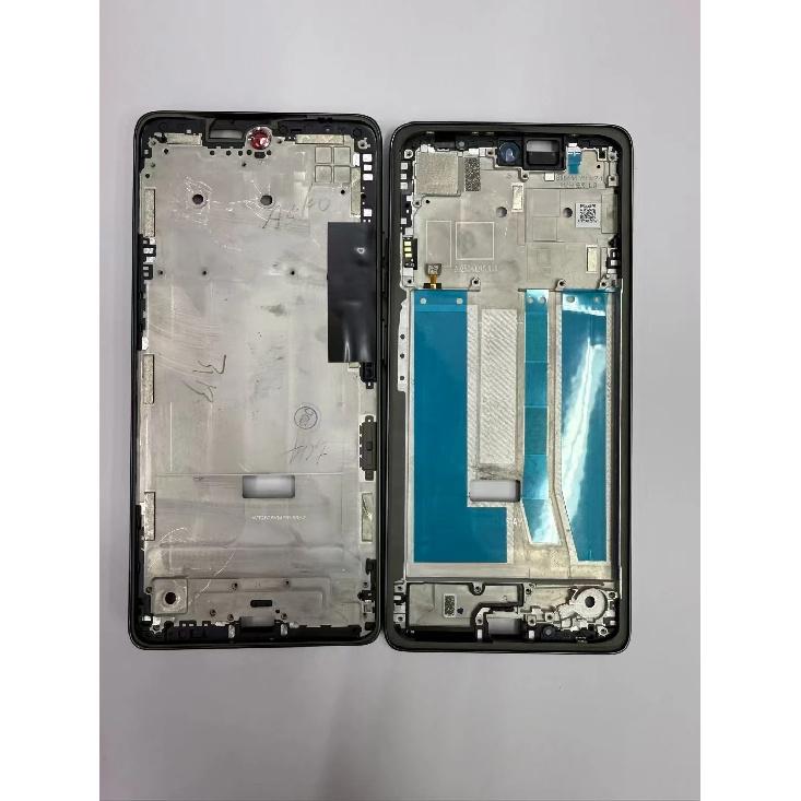 For Motorola Moto G75 intermediate frame housing medium frame holder with side button parts