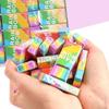 1 Piece Cute Kawaii Creative Rainbow Eraser Rubber Stationery School Supplies Novelty Lovely Eraser