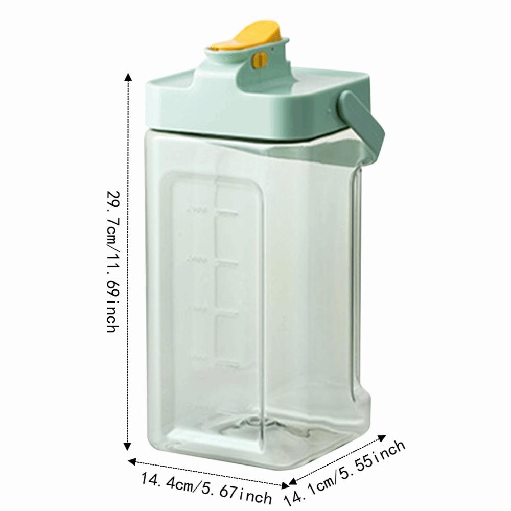 2 Pcs With Faucet Fridge Cold Kettle 3.5L Juice Container Durable Cold Water Bottle  For Home