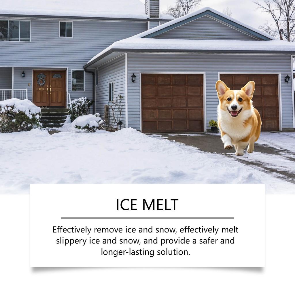 Pet Safe Ice Melting Ice Melting Safer Ice Melting For Pet Suitable For Concrete Ice Melting Bag Of Premium Snow Melter,100g