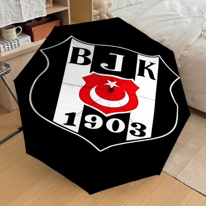 1 шт. BJK 1903 Зонт - 8 ребер усиленный, автоматическое открытие, легкий и прочный, милый модный аксессуар для улицы, пляжа или повседневного использования, пляжный зонт