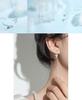 Se756 Yixuan Sparkling Diamond Origami Crane Ear Threader Elegant And Chic Chain Design