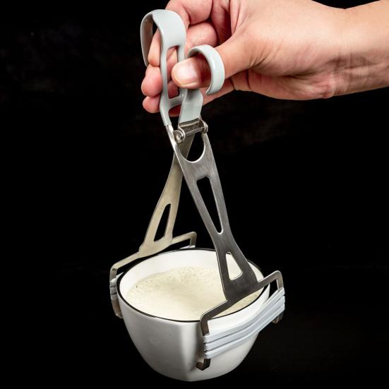 Зажим для тарелок с защитой от ожогов, щипцы для посуды из нержавеющей стали, зажим для тарелок, захват для сковороды, зажим для миски, нескользящая ручка для дома, ресторана, бара