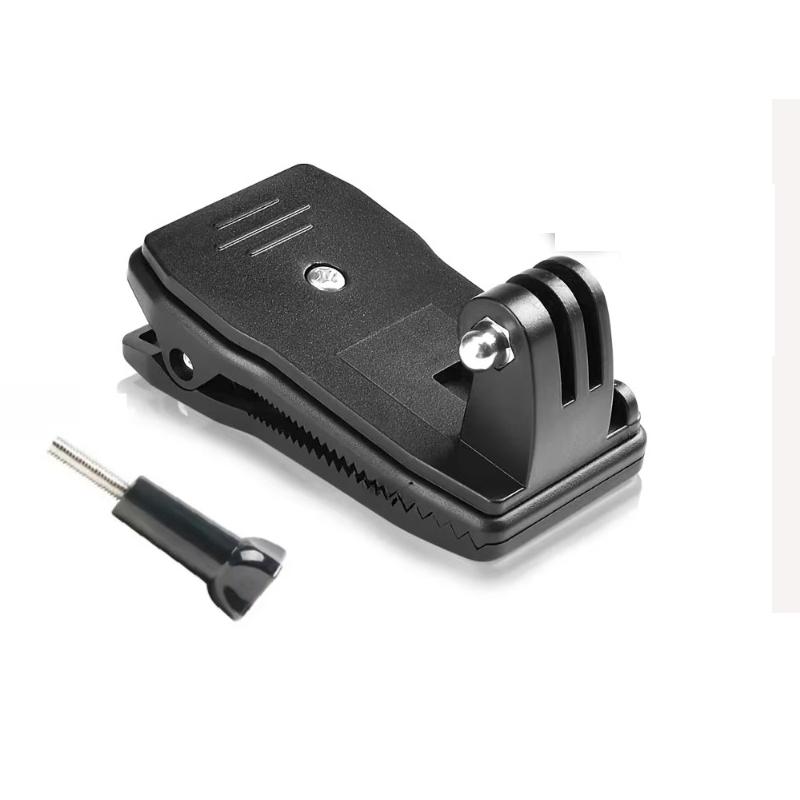 Backpack Strap Clip 360 Degree Rotation Hat Belt Clamp Mount For Gopro Hero 12 11 10 9 8 Action Camera Accessories