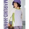 Toothpick Maru Maru and His Friends Color-Blocked Sports Sorona Long-Sleeve Quick-Dry T-Shirt Girls' Top Children's Clothing