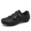 Bike Road Men Shoes MTB Bike Shoes Big Size Double Buckle Strap Lacing Unisex System Locked Lightweight Cycling Outdoor Shoes