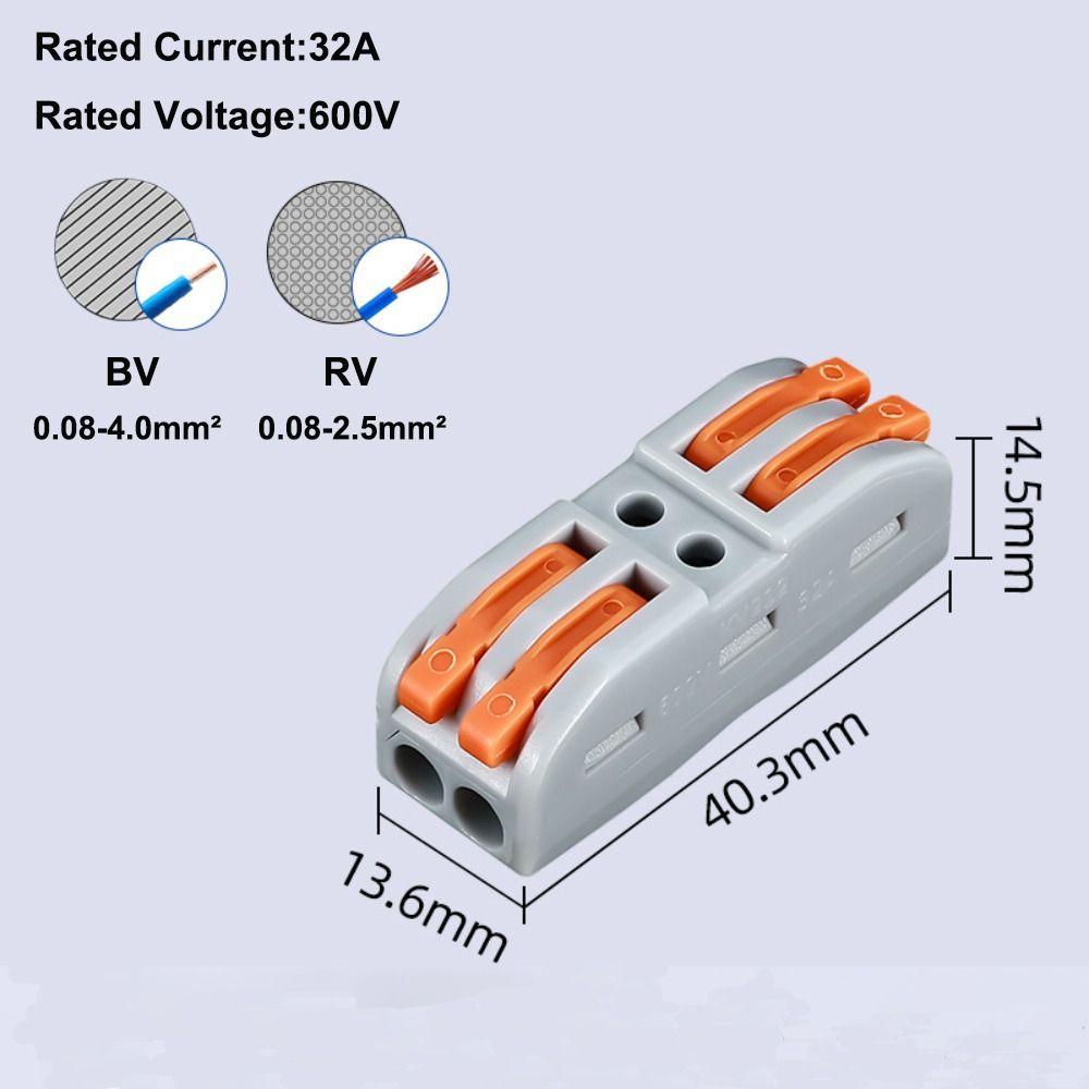 Мини-быстрая клеммная колодка Универсальные компактные клеммные колодки с быстрым разъемом Электрические