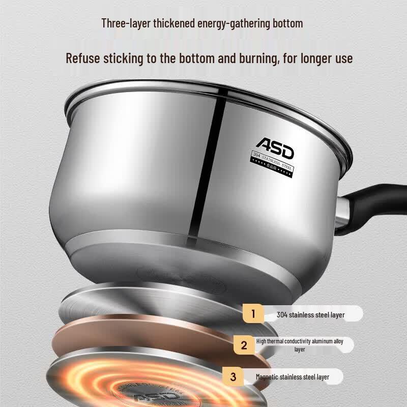 ASD Magnetic Stainless Steel Milk Pot