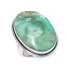 Natural Chrysoprase Gemstone 925 Sterling Silver Jewelry Ring Size 9 D9C17