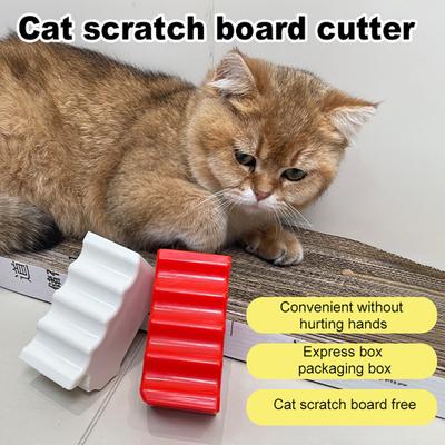 Когтеточка для кошек, 3D-печатный инструмент для резки картонных полосок, ручной резак в форме кошки для изготовления доски для кошачьих когтей