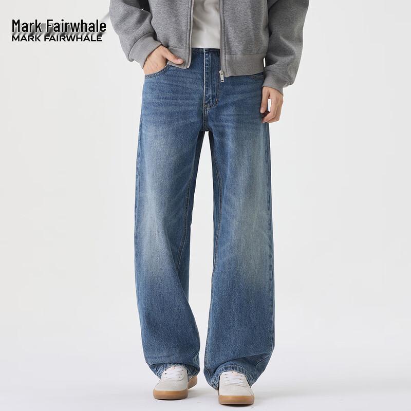 Мужские джинсы Mark Fairwhale 2025 Осень/Зима, сильно вываренные, зауженные прямые