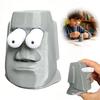 Мультяшная каменная статуя Игрушка для снятия стресса 3D-печатная каменная фигурка с вылезающими глазами Игрушка-фиджет Расслабляющая настольная игрушка для офисного работника