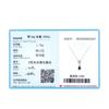 Women's Trendy Gift Rhodium Plated Link Chain Elegant S925 Sterling Silver New Water Drop Zircon Pendant Necklace
