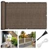 5x0.9M Balcony Privacy Screen Fence Cover UV Protection Weather-Resistant Apartments Railing Screen Heavy Duty Wind Block Sun Shade Net