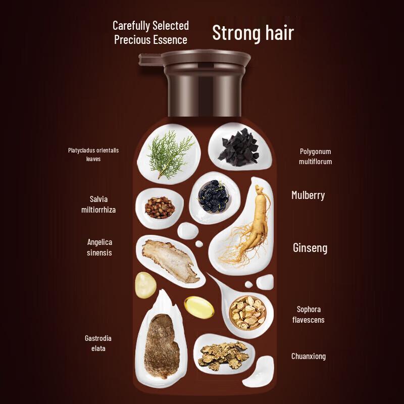 Feng Hua Jiu Zun Plant Extract Anti-Hair Loss Shampoo