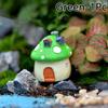 1pc Resin Mini Mushroom House Miniature Garden Accessories Micro Landscape Fairy Garden Miniatures Decorations Craft KTY