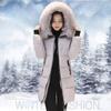 Women's Winter Jacket Coats Simple Generous Fashion In The Long Section of The Cotton Outerwears Large Size Slim Female Cotton Youthful Woman Clothes