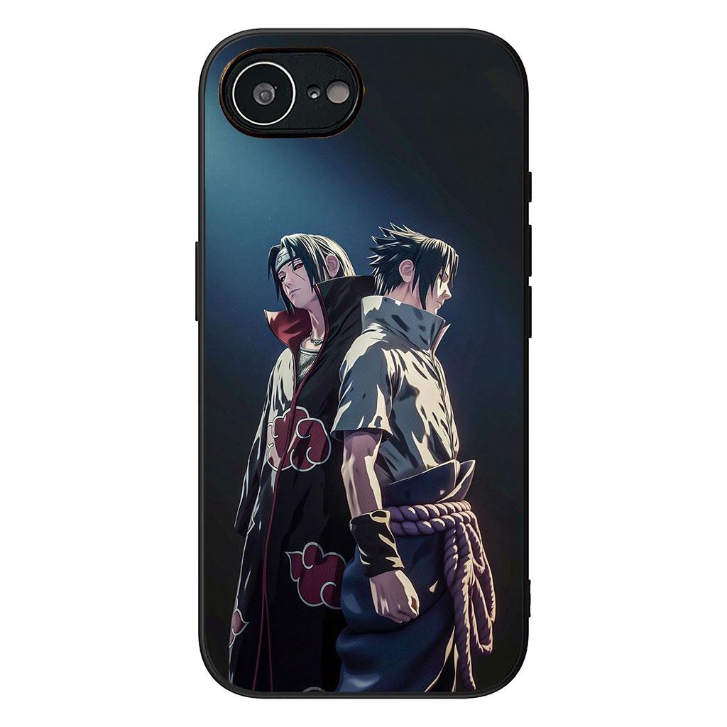 Чехол для телефона Kakashi Narutos Itachi Uchiha Sasuke для Apple iPhone 16 15 14 Plus 13 12 Mini 17 Pro Max + ProMax 16E Air