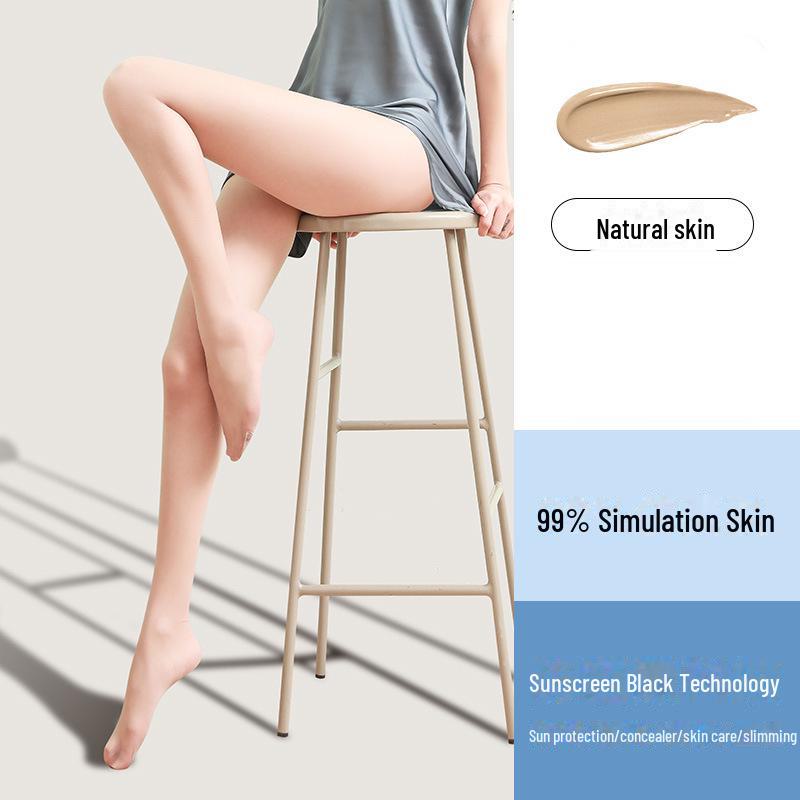 Осенние женские прозрачные черные колготки с защитой от зацепов — прочные и сексуальные для создания образа с голыми ногами