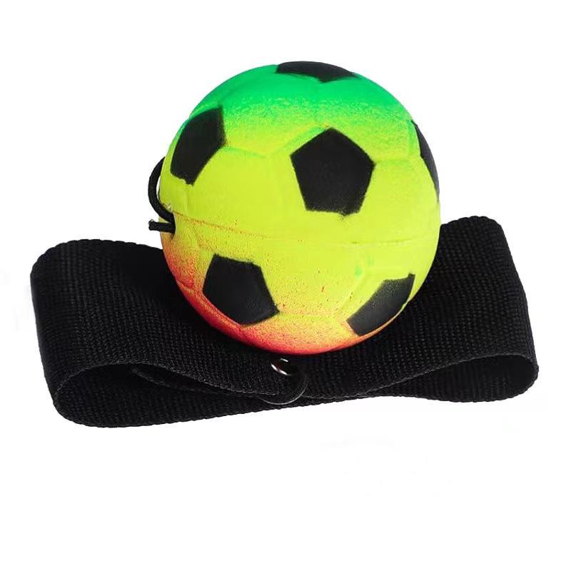 6CM Elastic Rubber Wrist Ball with Rope for Fitness and Play