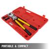 Copper Pipe Crimper Plumbing Crimping Tool V 12-28mm, Pressing Tongs Copper Pipe Crimper Crimping Tool TH 16-32mm Jaws 360° Head