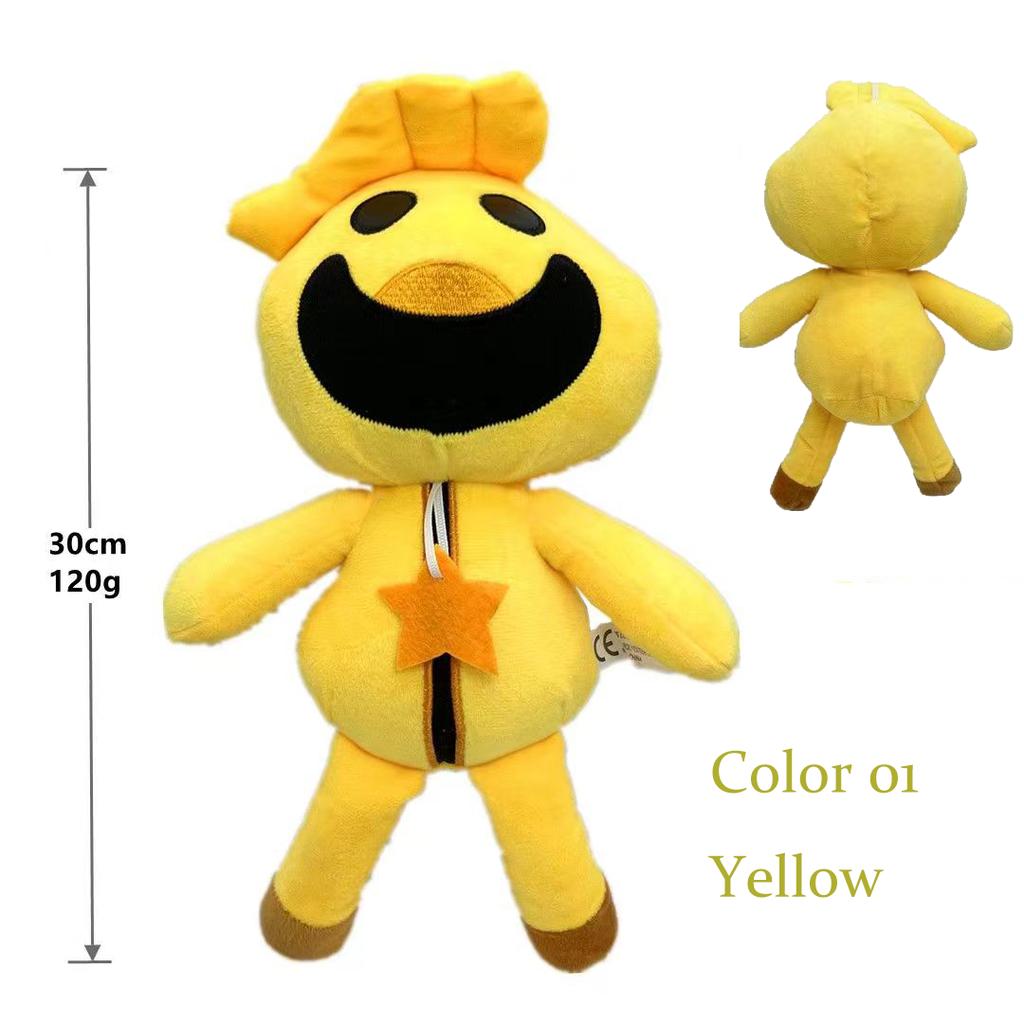 8 Smiling Critters Plush Toys Jumping House Cat Pup Bear Holding Plush Cat Pup Plush Doll Decoration Kawaii Soft Fill Toy Childr