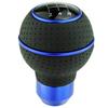 Lunsom PU Shift Knob 5 Speed Gear Shift Knob General Auto Manual Car (Blue)